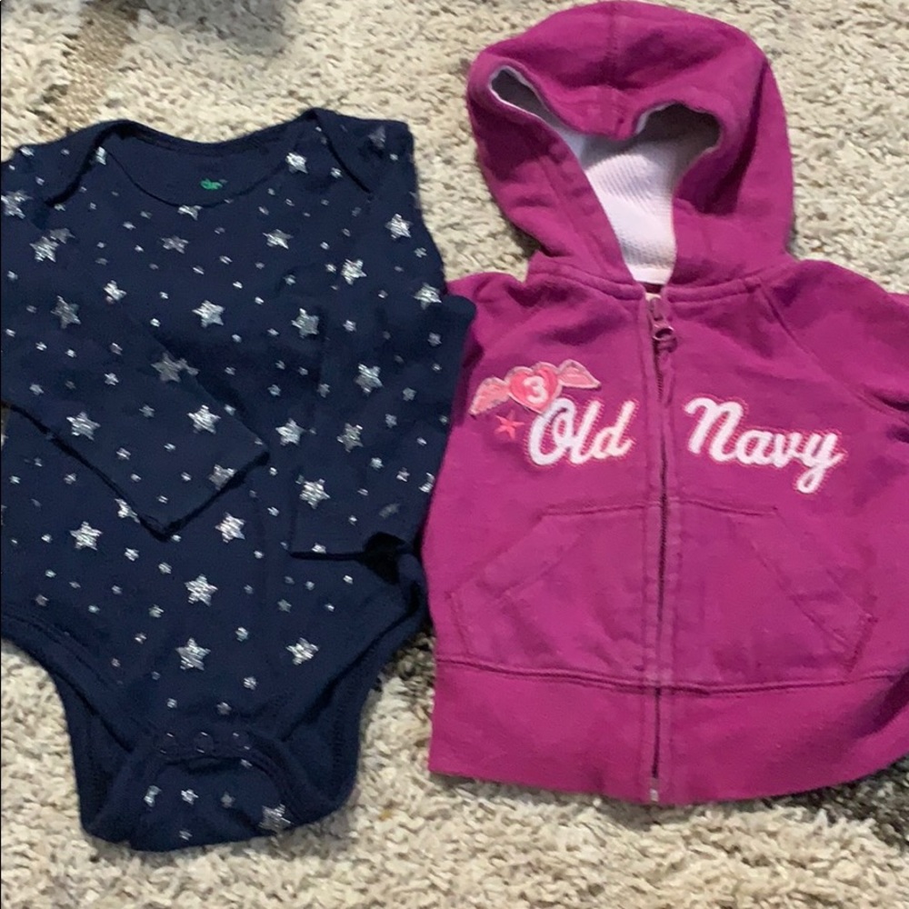 6-12month old navy sweatshirt